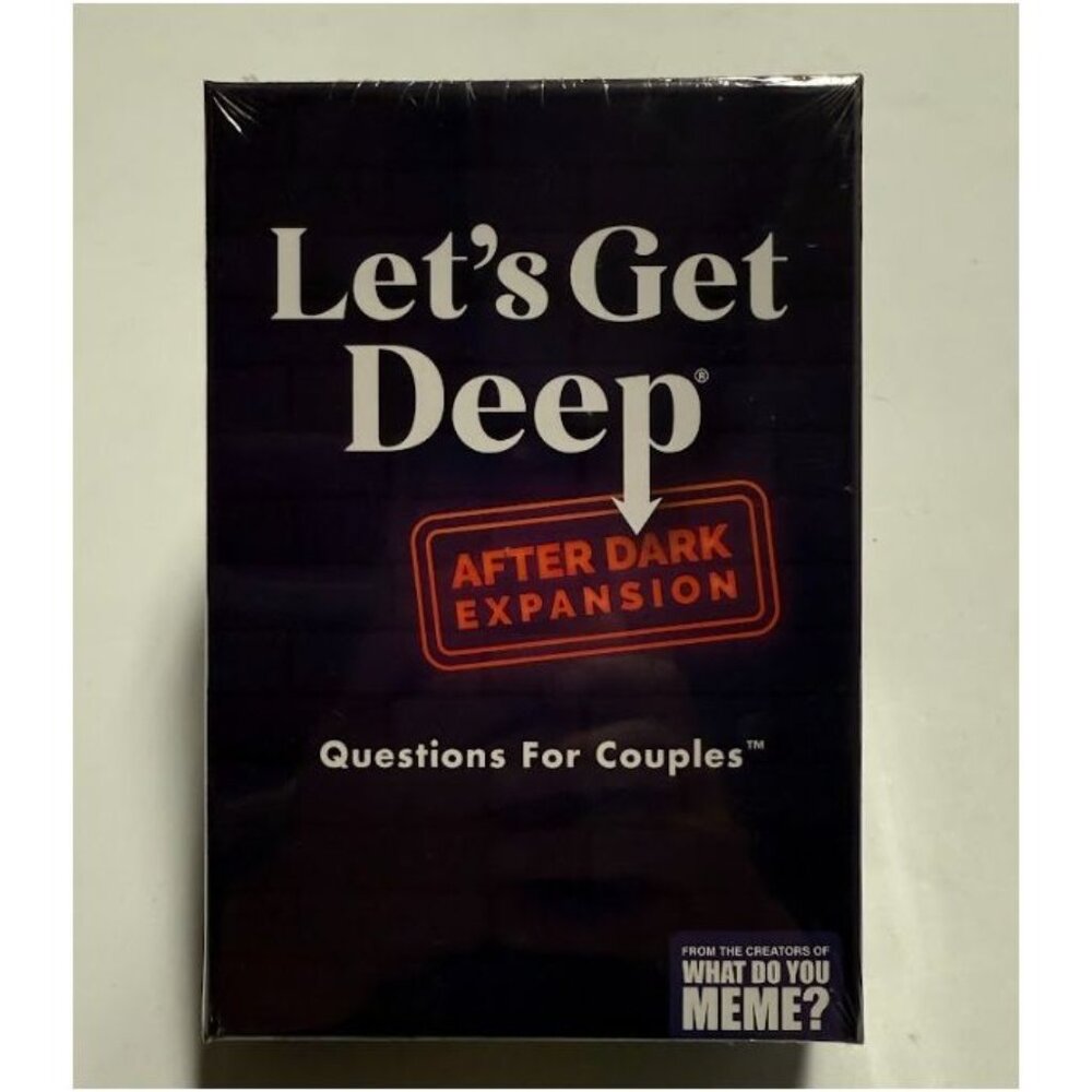 Let’s Get Deep: After Dark Expansion Pack 150 Spicy Conversation Cards
